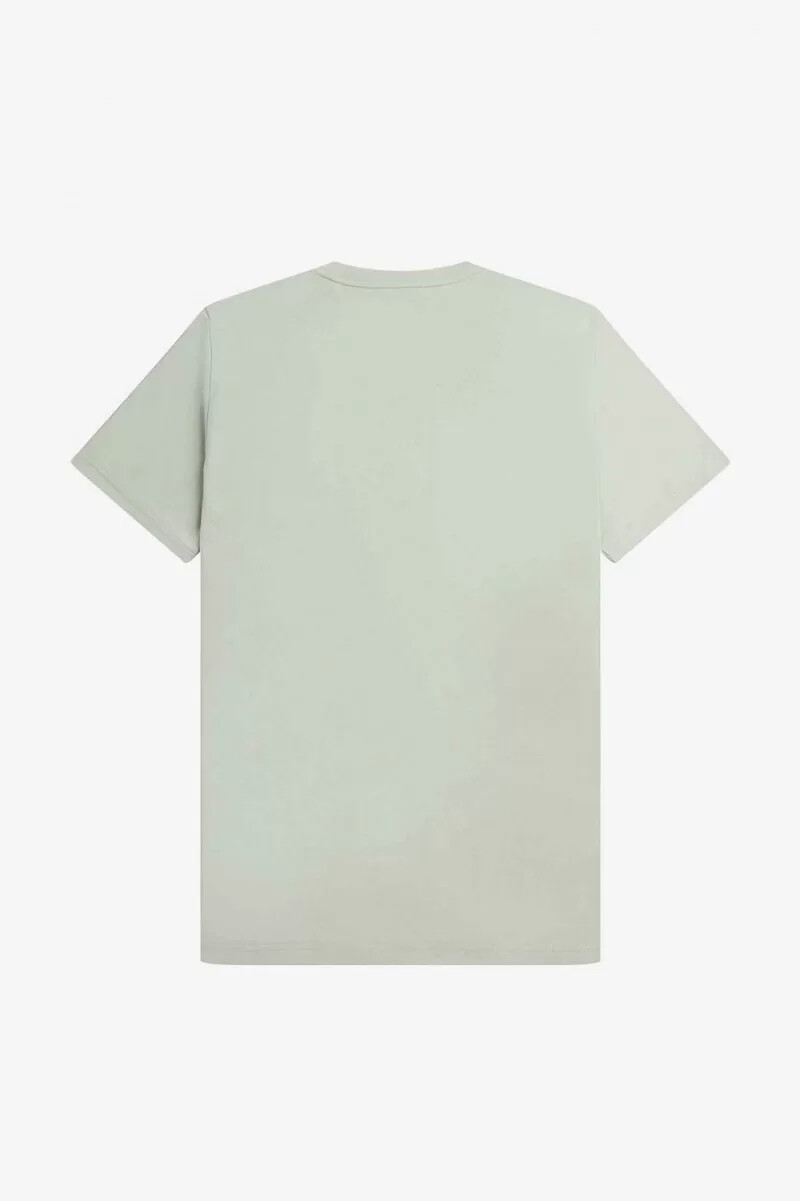 fred perry herren-t-shirt mit stickerei grau