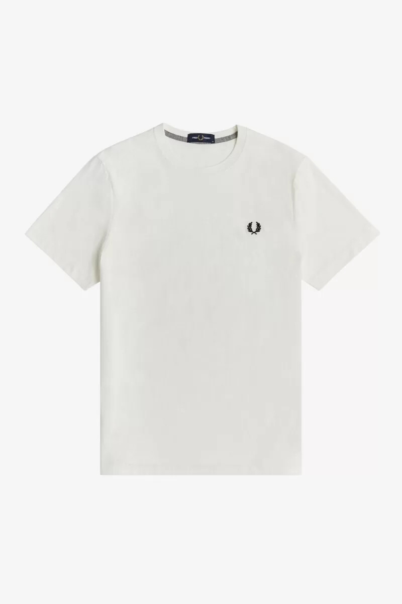 fred perry herren-t-shirt mit rundhalsausschnitt schneewittchen