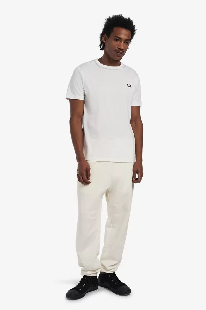 fred perry herren-t-shirt mit rundhalsausschnitt schneewittchen