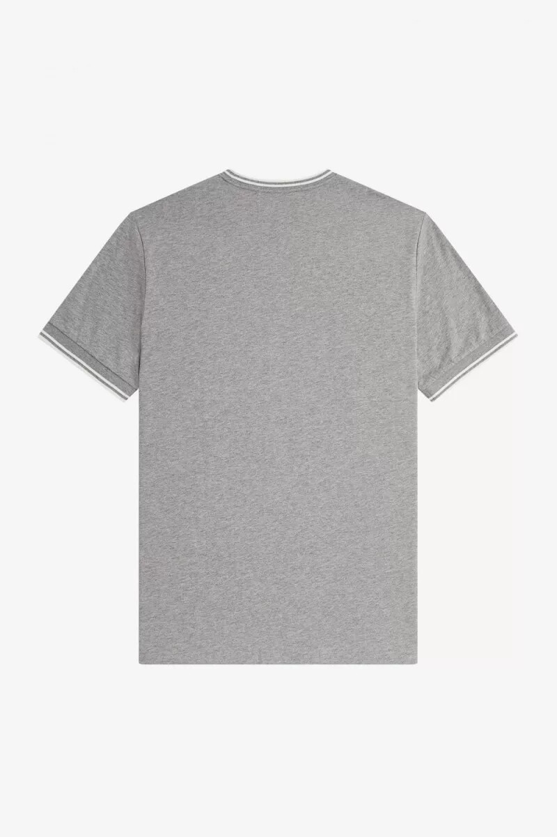fred perry twin tipped herren-t-shirt grau