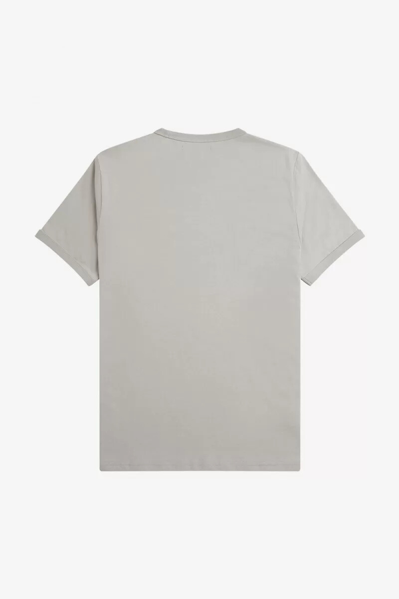fred perry ringer herren-t-shirt grau