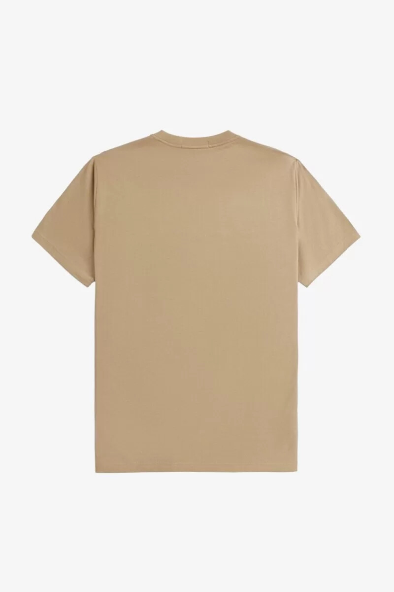 fred perry herren-t-shirt mit stickerei grün