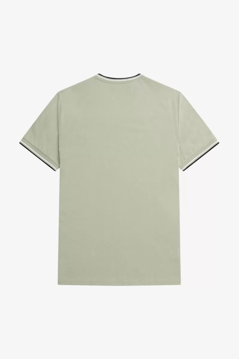 fred perry twin tipped herren-t-shirt mint
