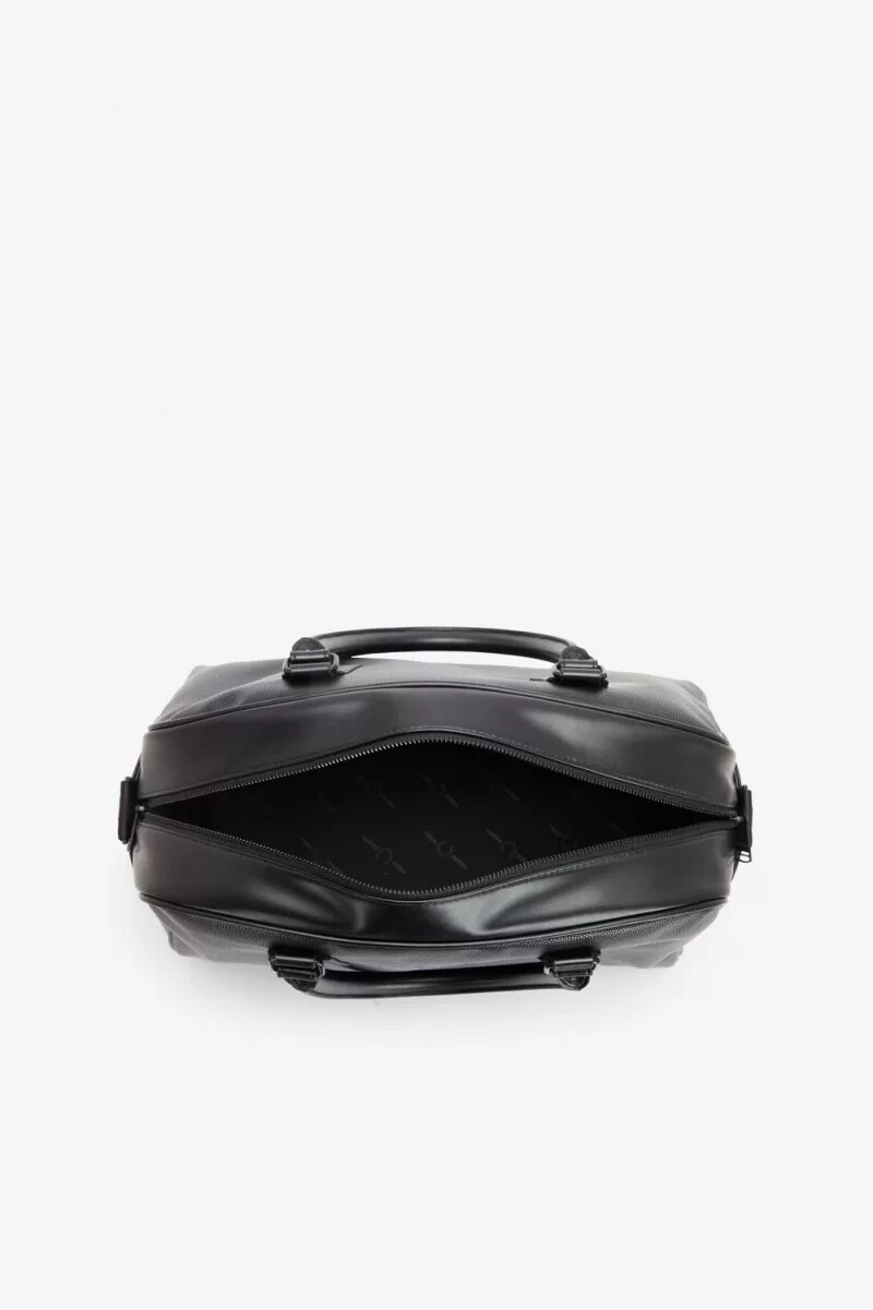 fred perry scotch grain grip herrentaschen schwarz