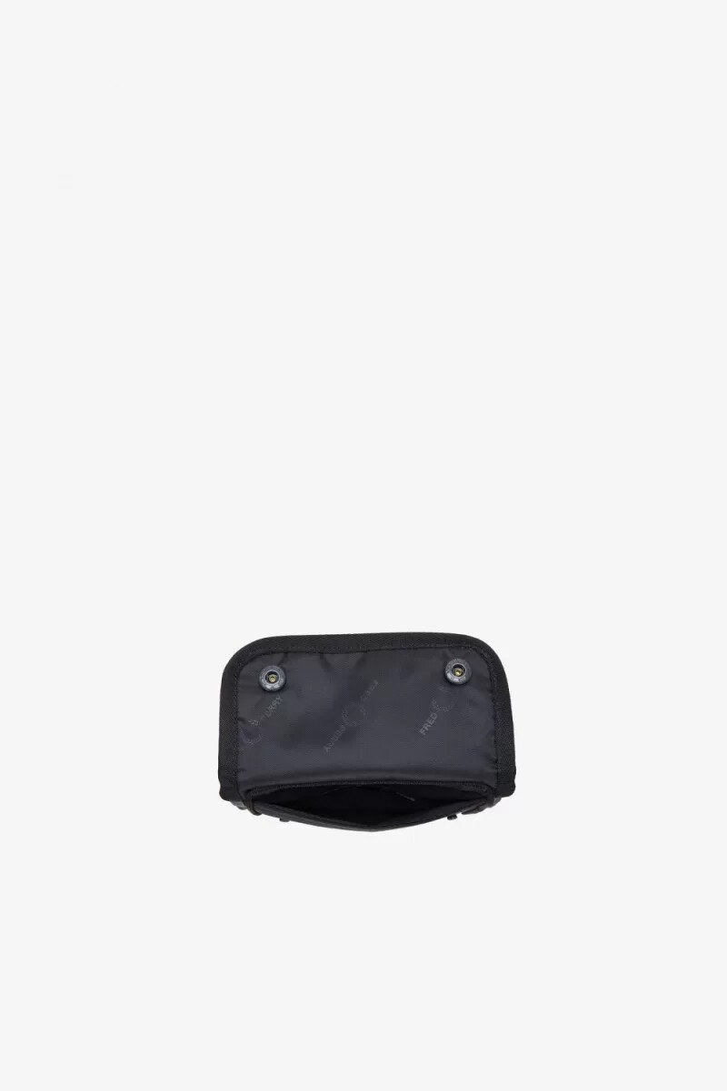 fred perry marken-herrentaschen schwarz