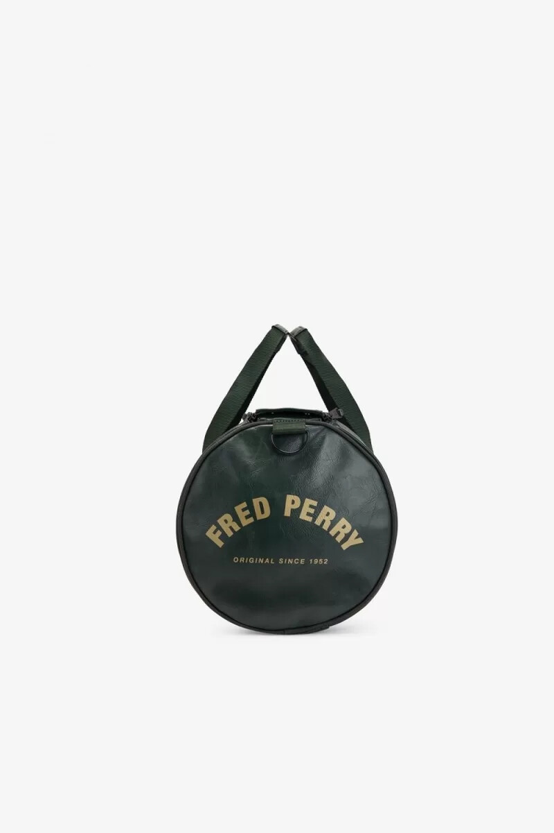 fred perry tonal barrel herrentaschen dunkelgrün