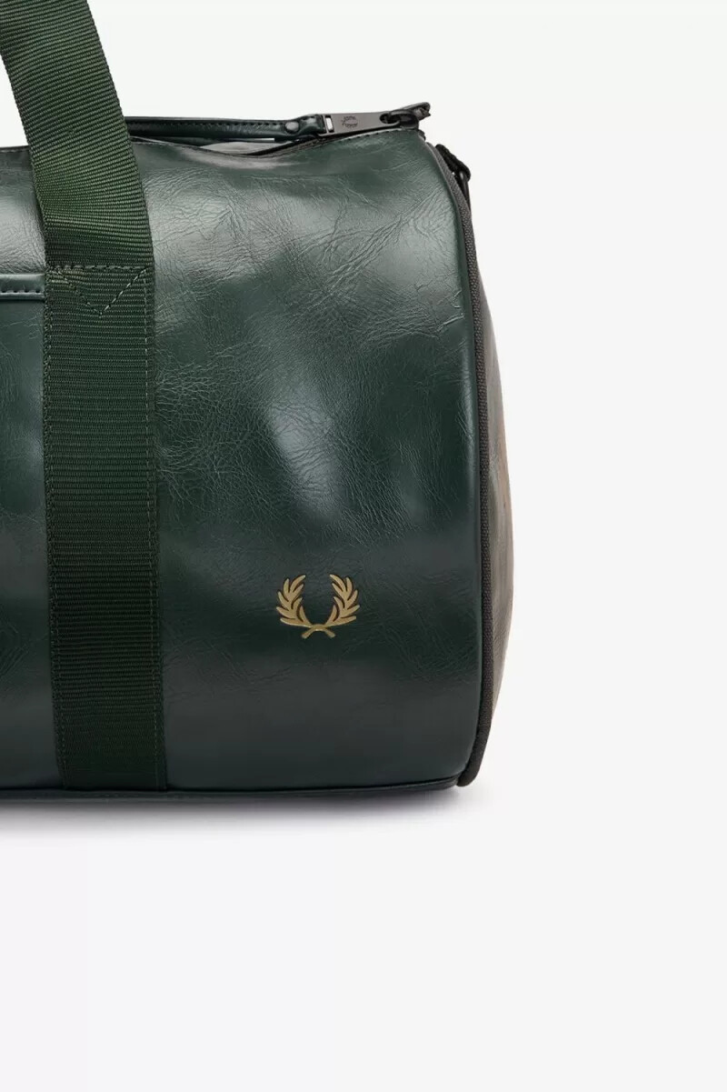fred perry tonal barrel herrentaschen dunkelgrün