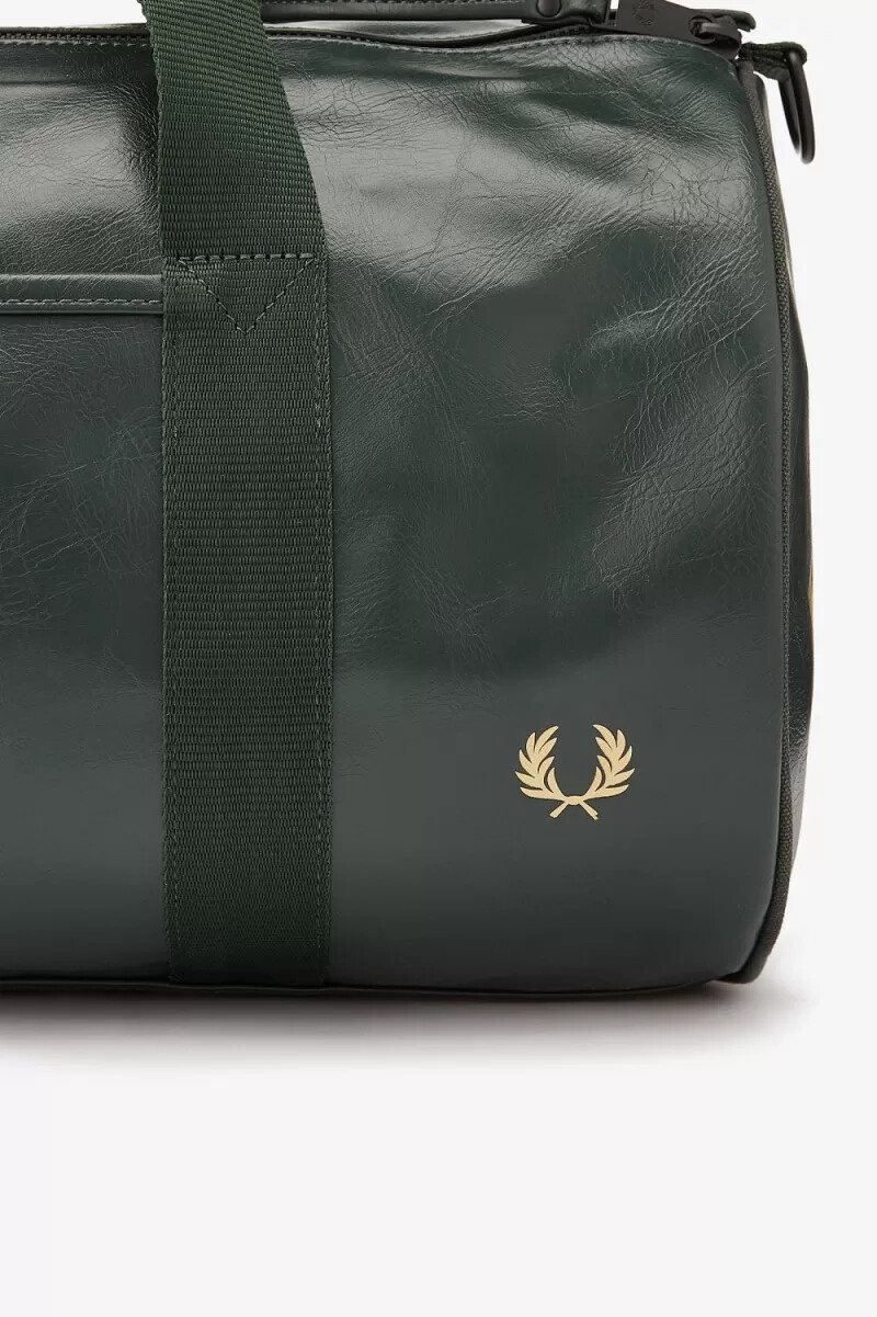 fred perry tonal barrel herrentaschen dunkelgrün