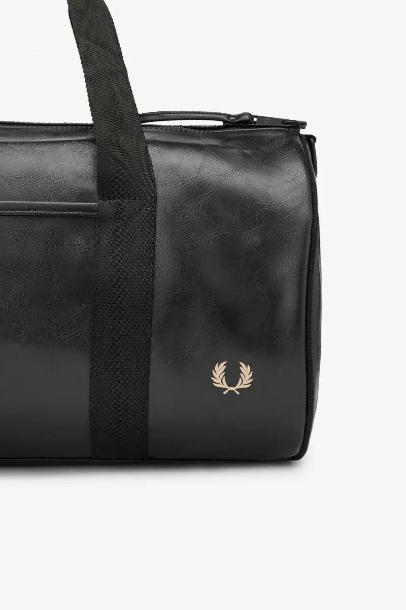 fred perry tonale pu-taschen für herren schwarz