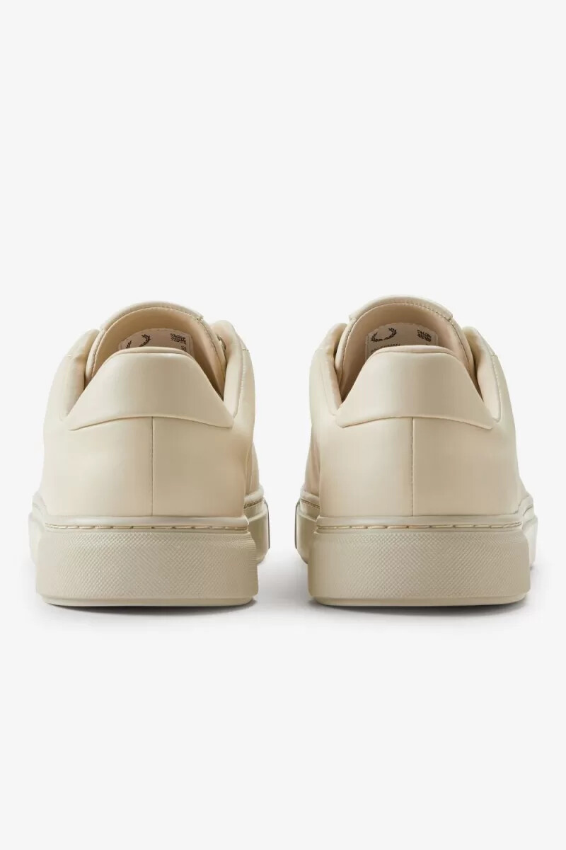 fred perry b71 herren-tennisschuhe haferflocken-gold