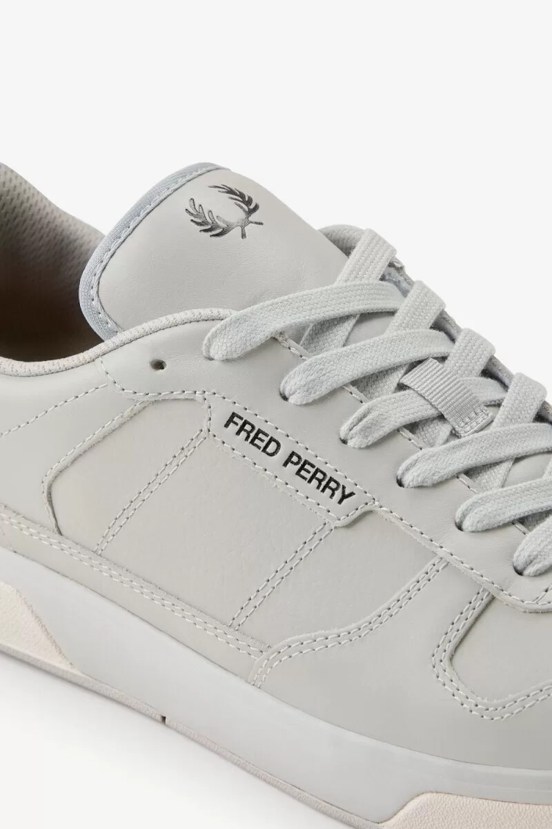 fred perry b300 herren-tennisschuhe grau schwarz