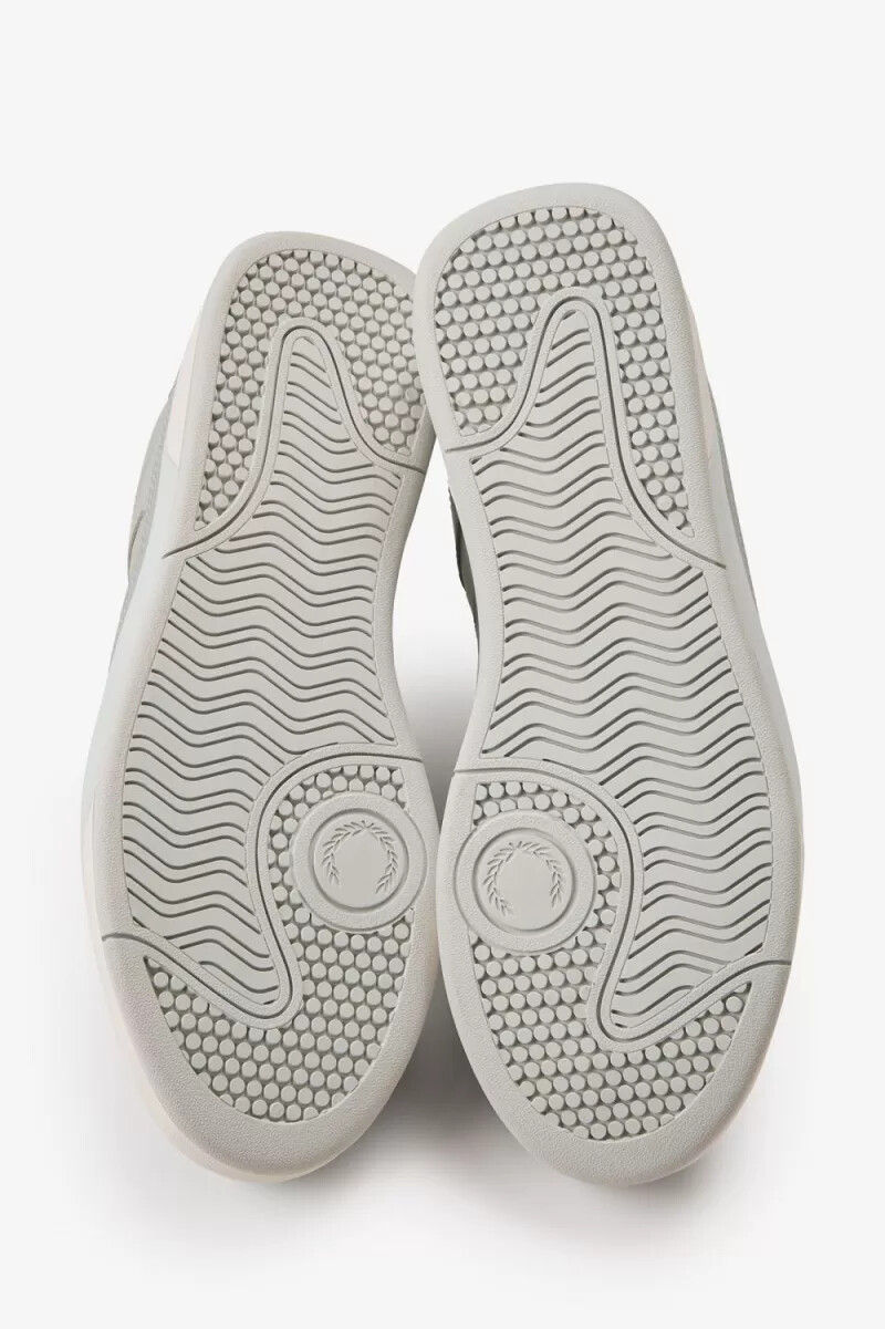 fred perry b300 herren-tennisschuhe grau schwarz