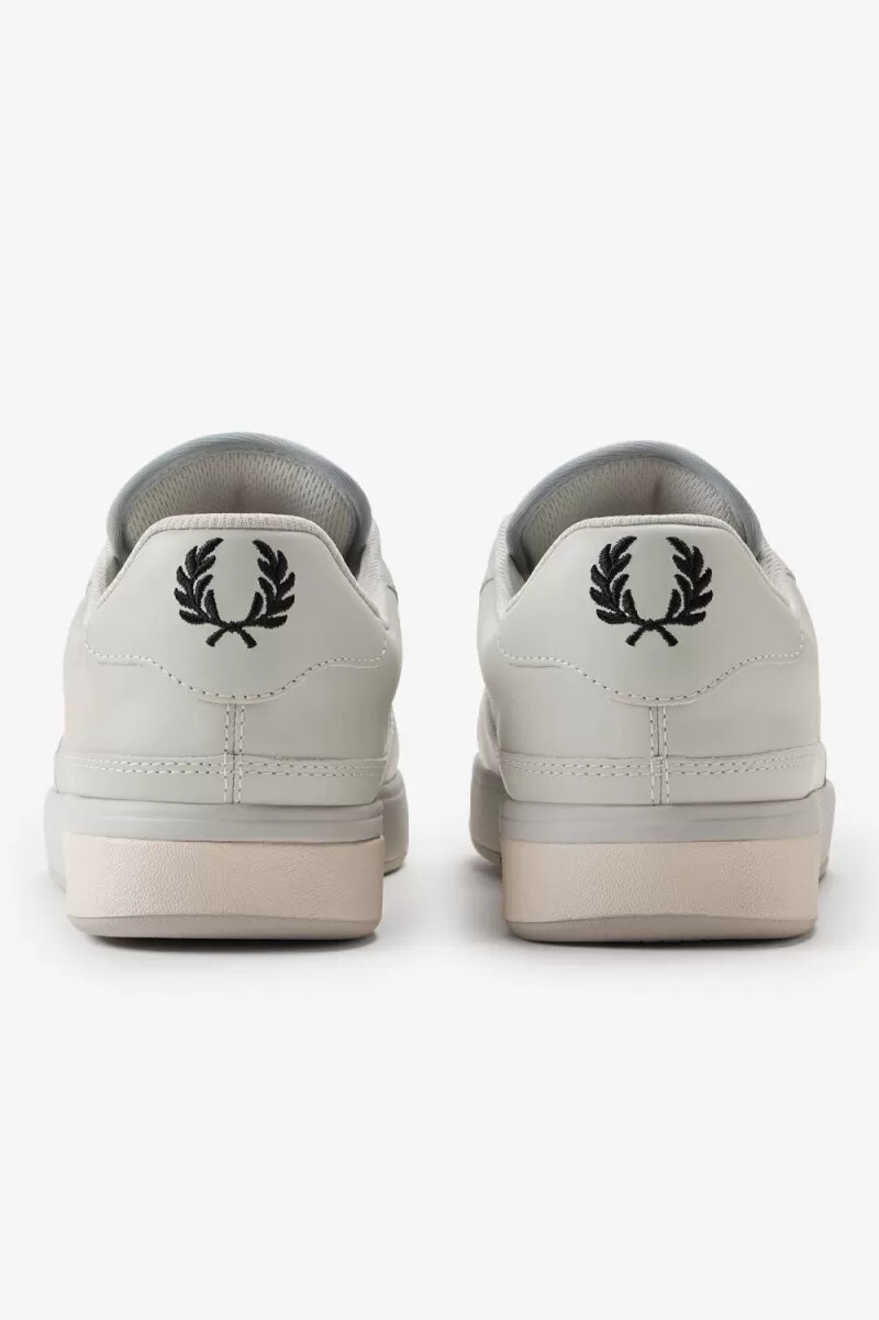fred perry b300 herren-tennisschuhe grau schwarz