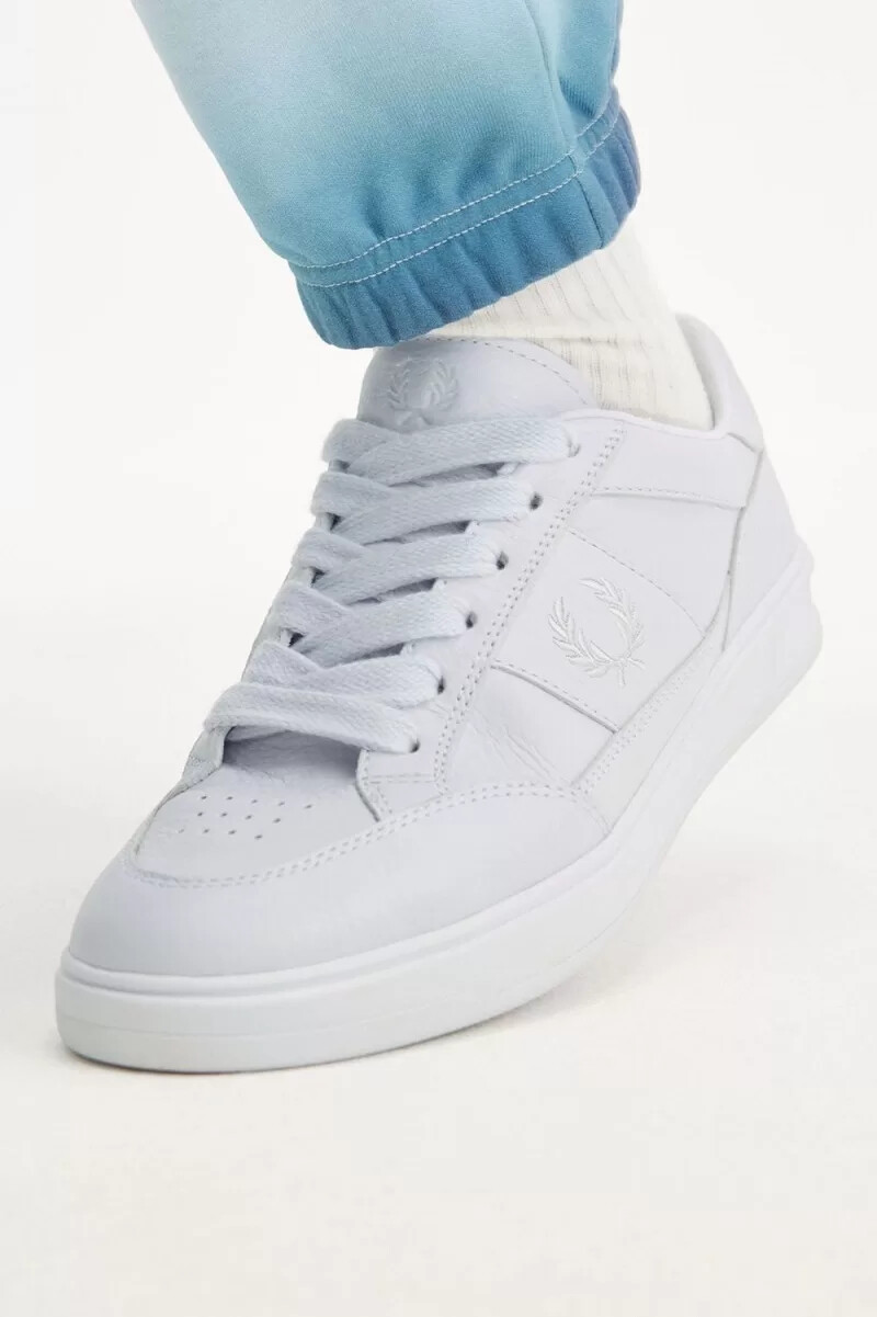 fred perry b440 herren-tennisschuhe weiß elfenbein