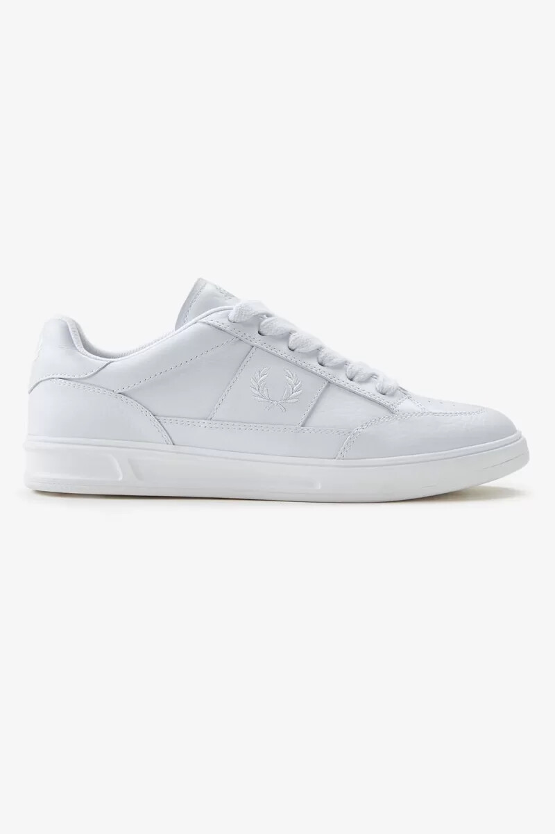 fred perry b440 herren-tennisschuhe weiß elfenbein