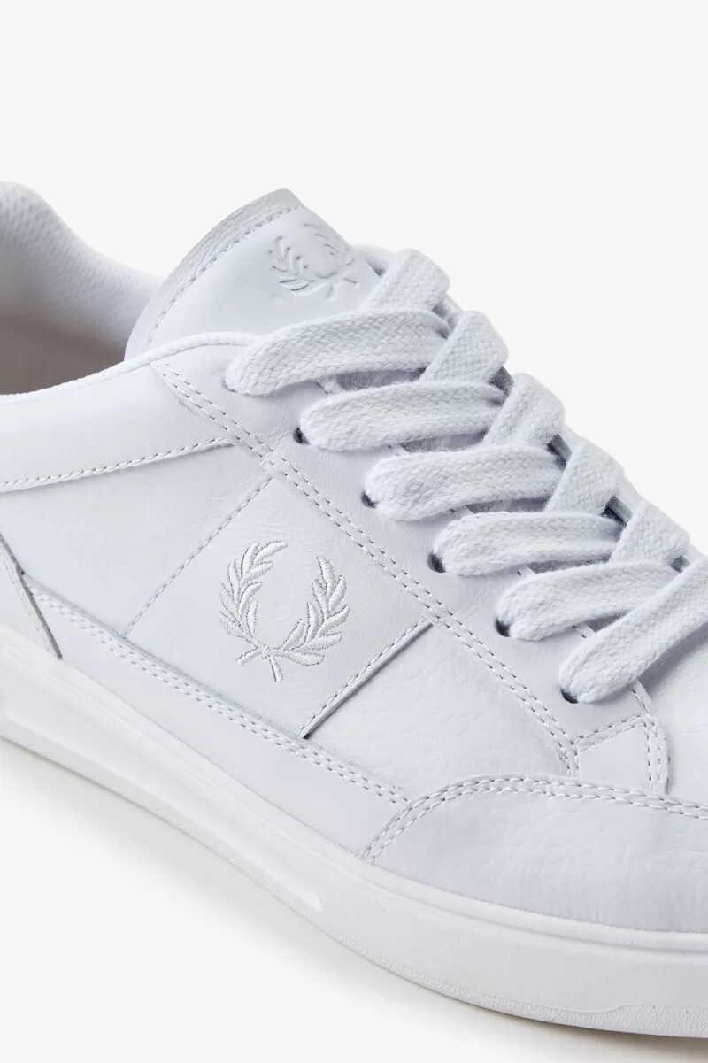 fred perry b440 herren-tennisschuhe weiß elfenbein