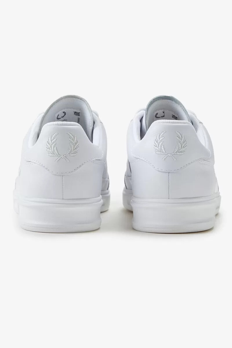 fred perry b440 herren-tennisschuhe weiß elfenbein