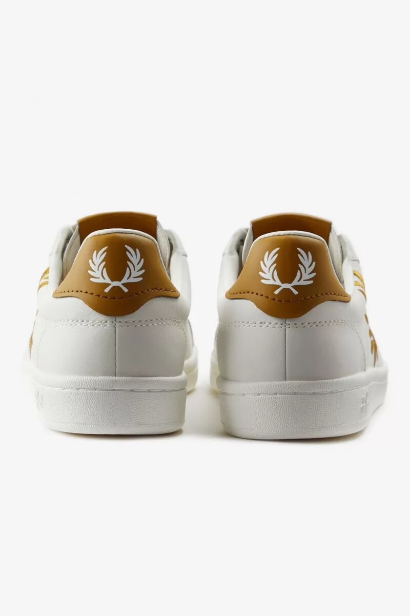 fred perry b721 herren-tennisschuhe elfenbein