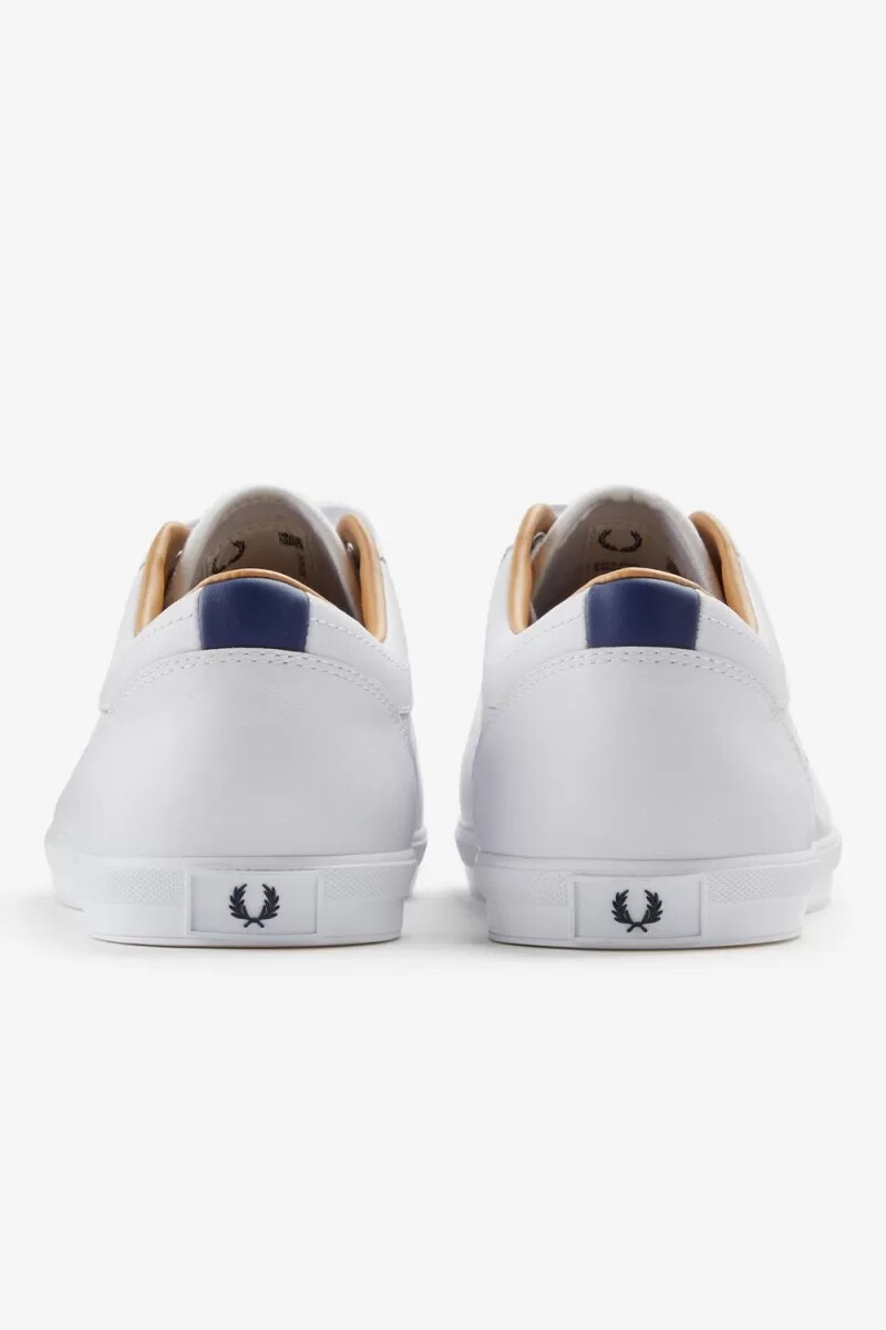fred perry baseline herren-tennisschuhe weiß