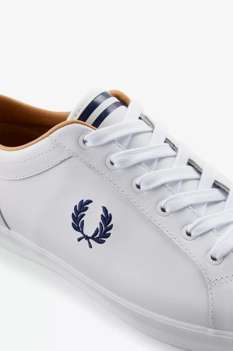 fred perry baseline herren-tennisschuhe weiß
