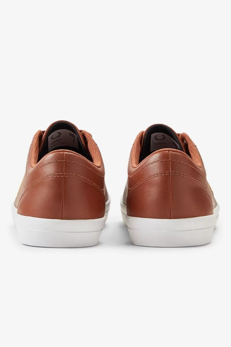 fred perry baseline herren-tennisschuhe hellbraun