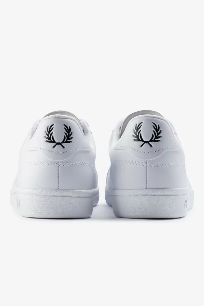 fred perry b721 herren-tennisschuhe weiß schwarz