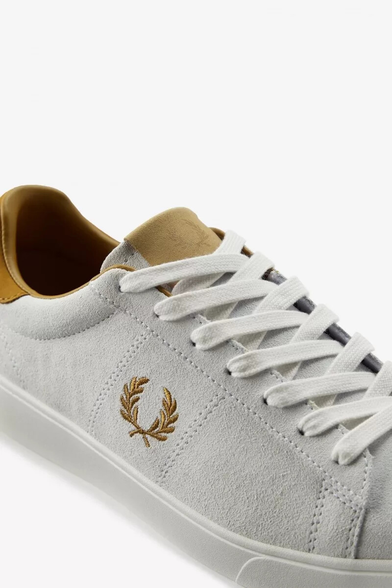 fred perry spencer herren-tennisschuhe weiß